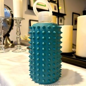 bkr SPIKED JUNIPER 1L 32 OZ water bottle huge mossy blue green reusable ergo